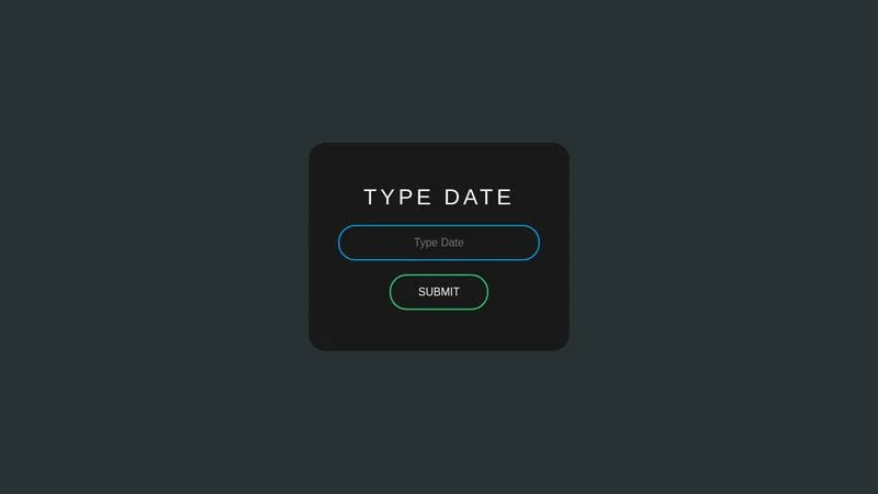 You are currently viewing HTML Input Date